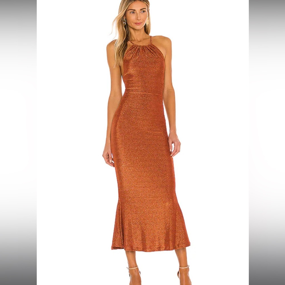 MISHA Greta dress in Copper
